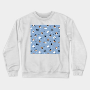 Halloween kids masquerade illustration Crewneck Sweatshirt